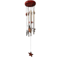 Wooden Star Aluminum Wind Chime