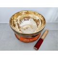 Brass Singing Bowl - Handmade &amp; Hammered  (05) 22cm