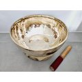 Brass Singing Bowl - Handmade &amp; Hammered  (07) 26cm