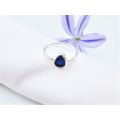 Sapphire Ring Drop (925 Silver)