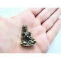 Small Brass Ornament - Buddha (3cm)