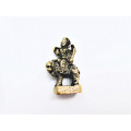 Small Brass Ornament - Durga (3cm)