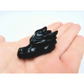 Black Obsidian Dragon Head (4cm)