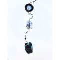 Blue Agate &amp; Calcite Crystal Mobile