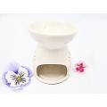 Oil Burner Ceramic Flower White (9cm)