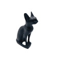 Egyptian Black Cat Statue Bastet L (20cm)