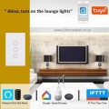 Smart Light Touch Switch, 2 Gang | WiFi Tuya Smart Life