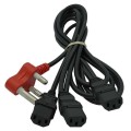 Power Cord Dedicated - Connector IEC, Kettle Cable | 1, 2 or 3 Way - 1.8m