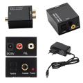 Digital to Analog Audio Adapter RCA Optical SPDIF Toslink