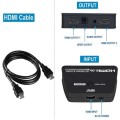 HDMI Splitter + Audio Extractor 4K DAC | Digital SPDIF Optical | Analogue Stereo | 2 Port