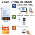 Smart Switch 20A with 433Mhz Remote Control Option | WiFi Tuya Smart Life