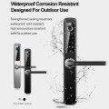 Smart Door Lock, F2 Fingerprint, Card, Code, Key | IP65 Outdoor | WiFi Tuya Smart Life