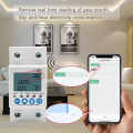 Smart Switch + Energy Monitor Power Consumption | 63A, 230VAC | WiFi Tuya Smart Life