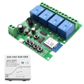 Smart 4Ch Relay Switch 10A + Shell | RF433Mhz + BT | AC 230V input |  WiFi Tuya Smart Life