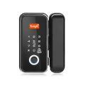 Smart Glass Door Lock , Fingerprint, Card, Key, Code | WiFi Tuya Smart Life