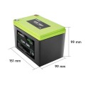 12V 10Ah Battery | LiFePO4 Lithium-Ion Phosphate | Golf Cart, Toy EV, UPS
