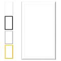 Frame Bezel for Smart Light Touch Switches | White, Black, Silver or Gold