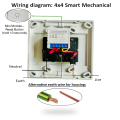 Smart Mechanical Wall Socket SA 3-pin 16A | Wi-Fi Tuya Smart Life