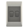 Smart Wi-Fi Mechanical Light Switch, 2 Gang | Neutral Wire | Wi-Fi Tuya Smart Life