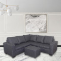Jenny Corner Couch - Charcoal