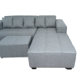 Shona 3 Seater Couch - Grey - Right Hand