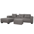 Chelsea Corner Couch - Light Grey - Left Hand