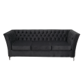 Christine 3 Seater Couch - Grey Velvet