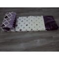 Paris Blanket - Purple Blocks - Queen