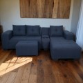 Chelsea Corner Couch - Denim Blue - Right Hand