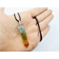 Mid Chakra Gemstone Pendant (Aquamarine, Peridot, Citrine)