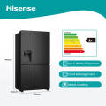 Hisense H780SB-IDL | (Side by Side) Refrigerator