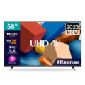 HISENSE TV, 58 4K UHD SMART 58A6K