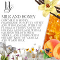 Vegan Soy Candle - Milk And Honey - HolisticSpirit 0.40kg