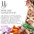 Vegan Soy Candle - Musk And Sandalwood - HolisticSpirit 0.40kg