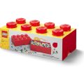 LEGO Storage Brick 8 - Red - Damaged Packaging