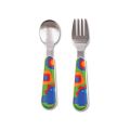 Stephen Joseph Silverware Set Spoon and Fork 18m+