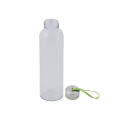 Lime Green 500ml Glass Water Bottle with Carry Strap