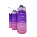 3pc Combo Purple-Pink Motivational Water Bottle
