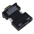 HDMI Female to VGA Male Converter + Audio 1080P Video Adapter PC to TV Projector