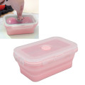 1200ML Collapsible Silicone Food Storage Container High Temperature