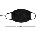 "IN STOCK"*Cotton Face Mask With Elastic - Black (FACEMASK)