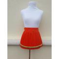 KIDS Traditional South African Zulu pleated skirt . Smallest size skirt. Zulu kids skirt.