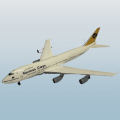 1:400 Scale, German Cargo, Boeing 747-200, Diecast Display Model Aircraft.