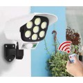 Outdoor Solar Lights 77 SMD LEDs Solar Motion Sensor Wall Light with Wireless Remote Control