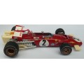 Brumm Ferrari F-1 Vintage Racing Car Made in Italy 1/43 Scale Similar scale to Dinky