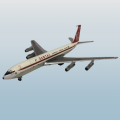 1:400 Scale, Qantas, Boeing 707-320, Diecast Display Model Aircraft.