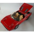 Corgi Toys Ferrari 308 GTS  Made in England Vintage Model Car 1980s Classic Magnum P.I shape vintage