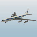 1:400 Scale, Pan American, Boeing 707, Diecast Display Model Aircraft.
