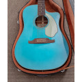 Fender Sonoran SCE Electro Acoustic Guitar - Lake Placid Blue *MINT* IN HARDCASE