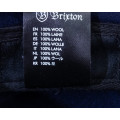 Brixton Wesley Fedora - Genuine Wool Felt Medium 58cm